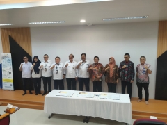 Direksi Perumda Air Minum Kota Makassar turut hadir dalam Penyerahan pengelolaan sementara IPAL Losari ke Pemkot Makassar