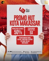 Promo Peringatan HUT ke 417 Kota Makassar